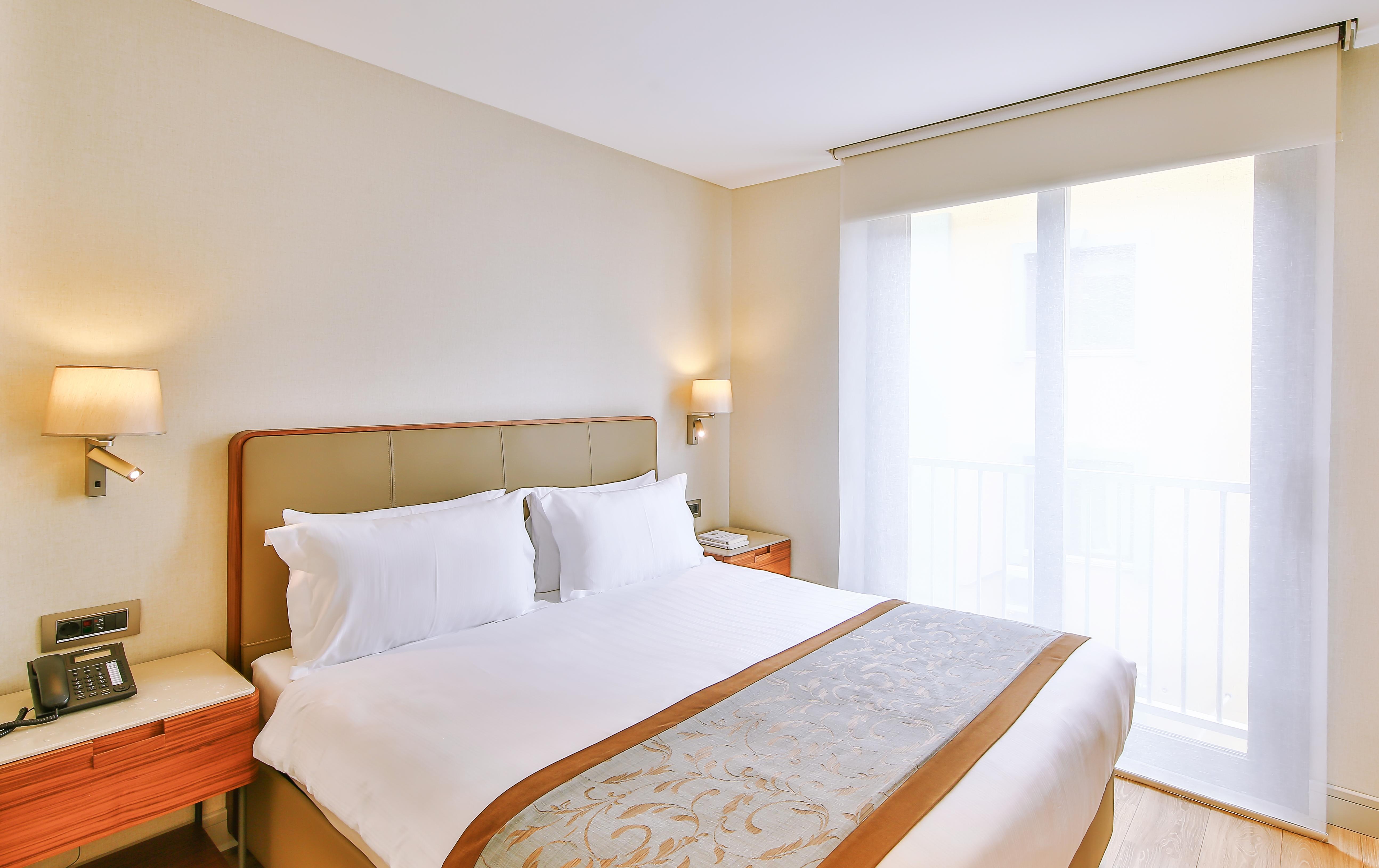 イスタンブール Tzl スイーツアパートホテル エクステリア 写真 A bedroom at the hotel