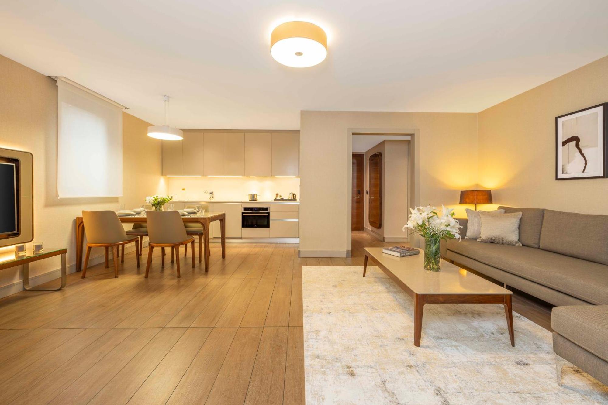 イスタンブール Tzl スイーツアパートホテル エクステリア 写真 Interior of a typical apartment