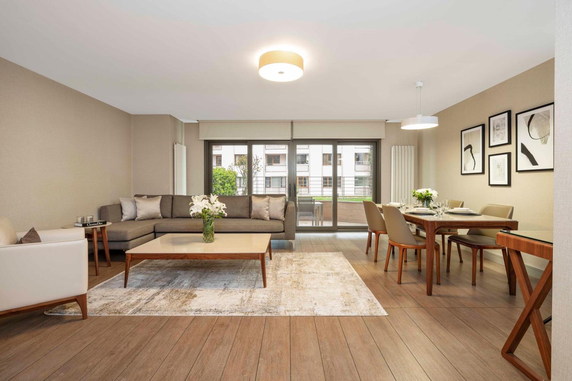 イスタンブール Tzl スイーツアパートホテル エクステリア 写真 Interior of a typical apartment
