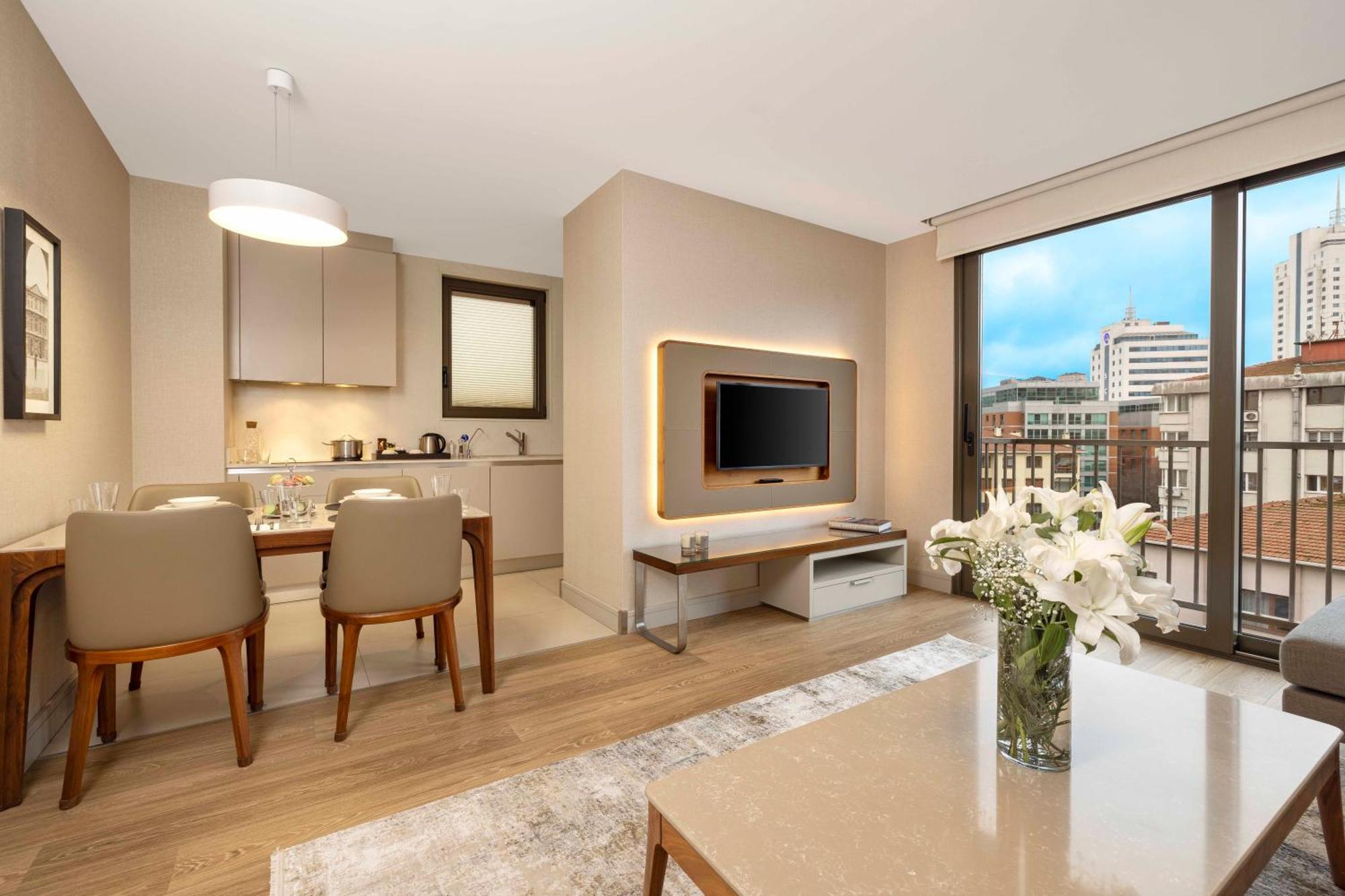イスタンブール Tzl スイーツアパートホテル エクステリア 写真 A staged apartment