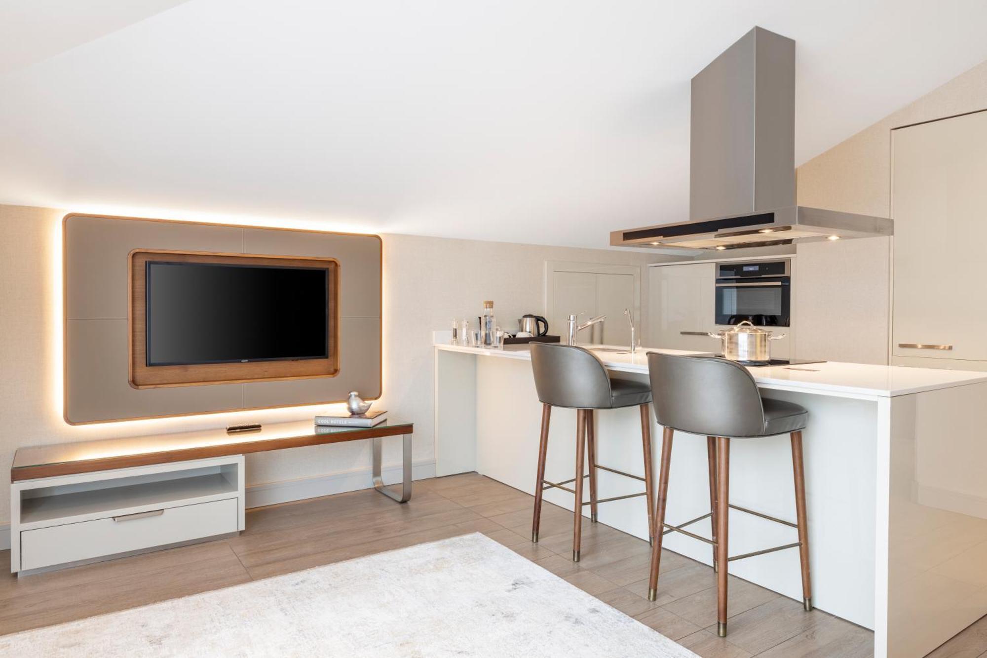 イスタンブール Tzl スイーツアパートホテル エクステリア 写真 A modern kitchen